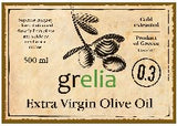 Extra Virgin Greek Olive Oil from Crete 500ml  ceramic bottle